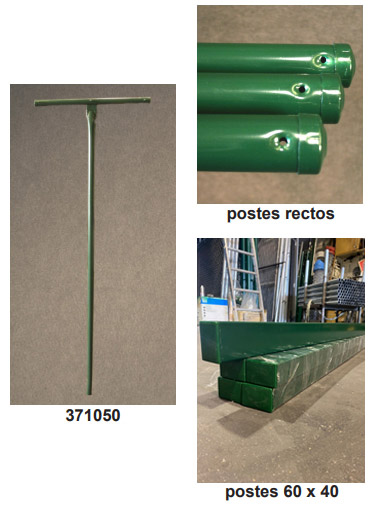 Postes lacados